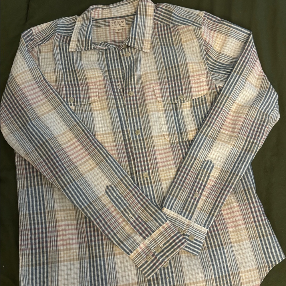 Plaid Filson Long Sleeve Button-up